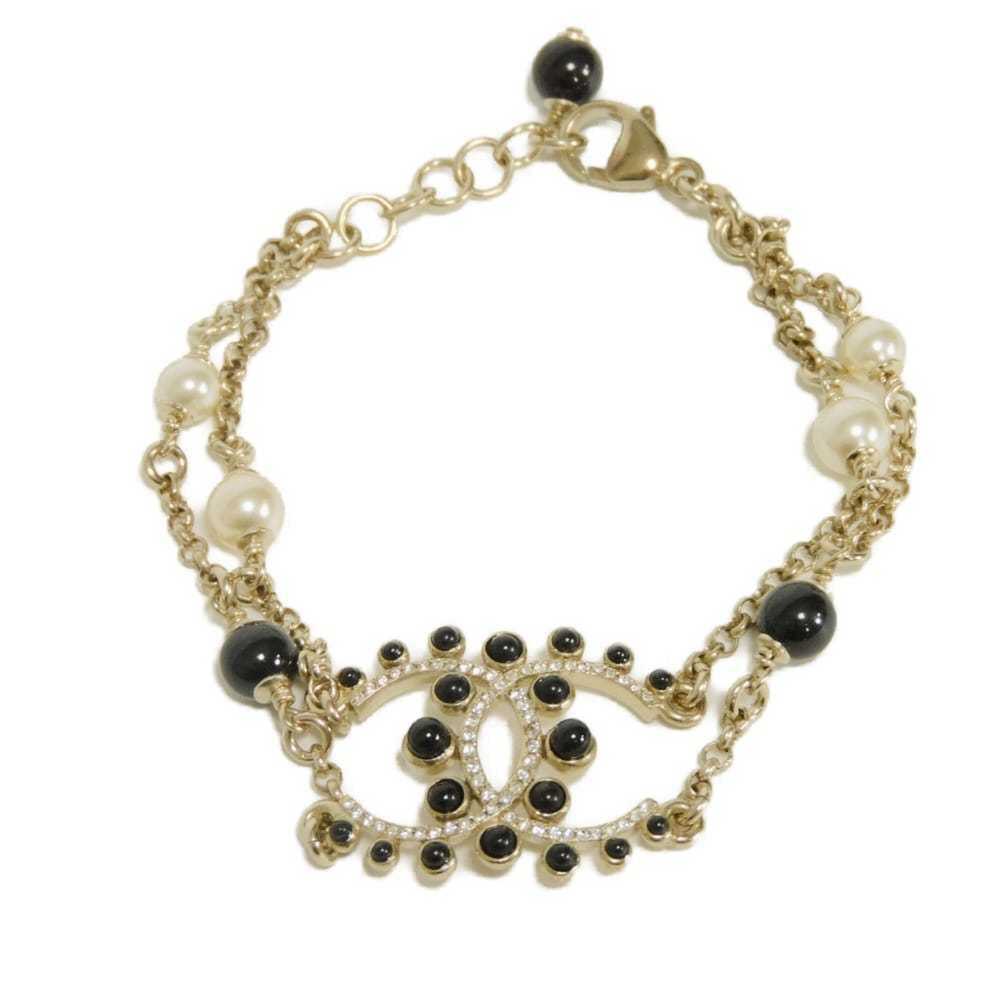 Chanel Cc Logo Chain Bracelet Gold-Tone #319405C97B